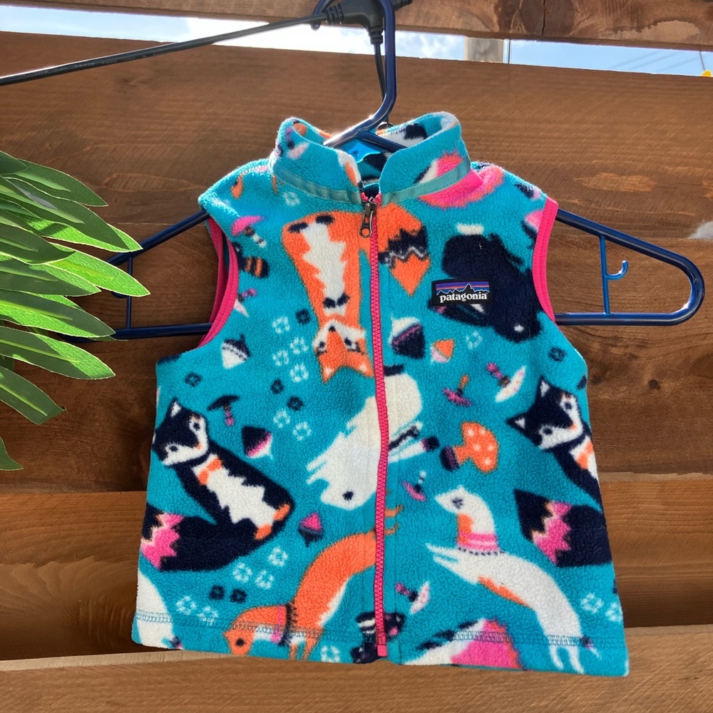 Patagonia Fleece Vest size 2T EUC